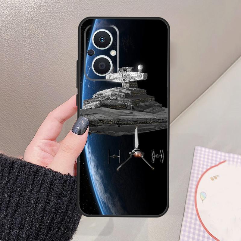 Space Ship Art Funda For OPPO Reno 11 12 13 14 Pro 11F 12F 13F 14F 7 8 Lite OPPO Find X9 X6 X5 X8 Pro Case
