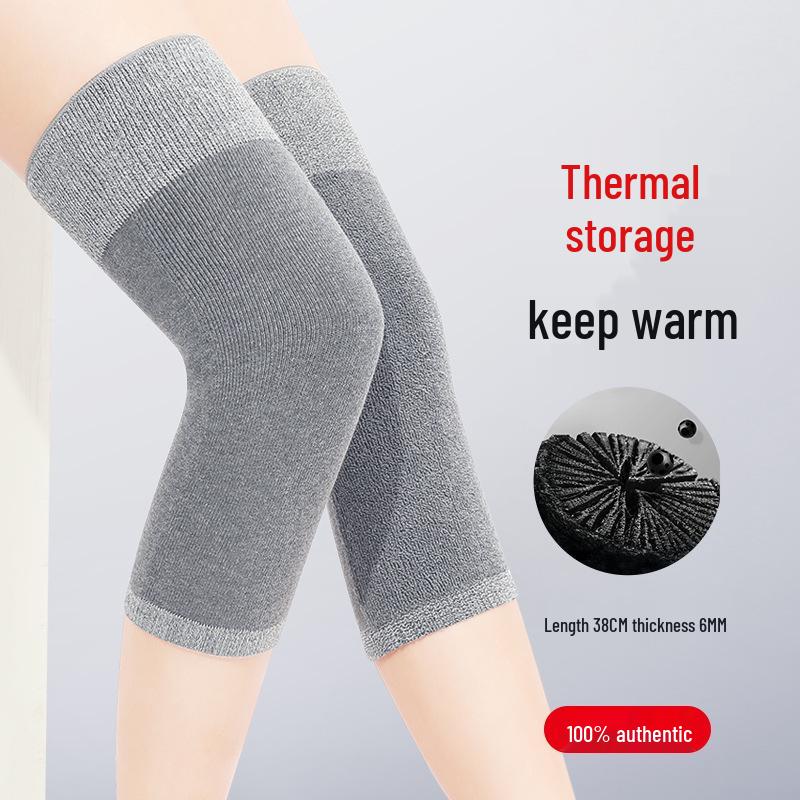 

Зимние наколенники для велоспорта Binchotan - Утепленные, с подогревом, Нескользящее нижнее белье L серый