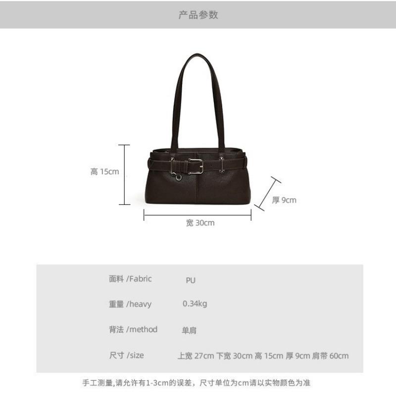 Bag Large capacity women's new spring and summer retro casual shoulder armpit bag fashionable versatile work commuter bag
