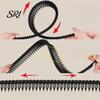 Non-slip Hair Band 1/4Pcs Women Hoop Non-Slip Teeth Plastic Headband Secure Makeup Fit Lightweight Washing Face Accessories Comb Tie