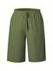 European & American Women's Mid-Length Solid Color Casual Fashion Pants