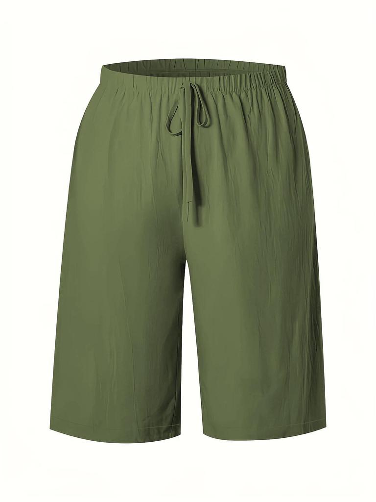 European & American Women's Mid-Length Solid Color Casual Fashion Pants