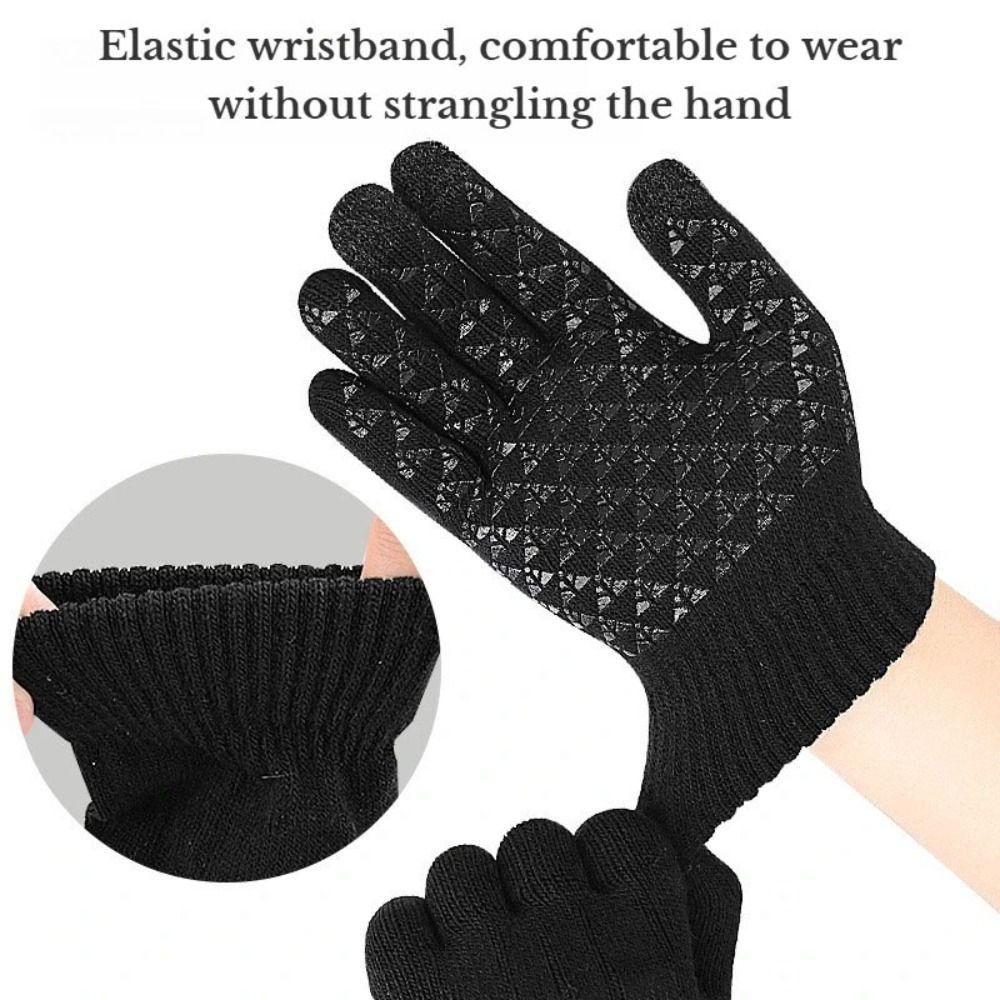 Thickened Electric Heating Gloves Touchscreen Hand Warming Gloves Touchscreen Gloves  Winter