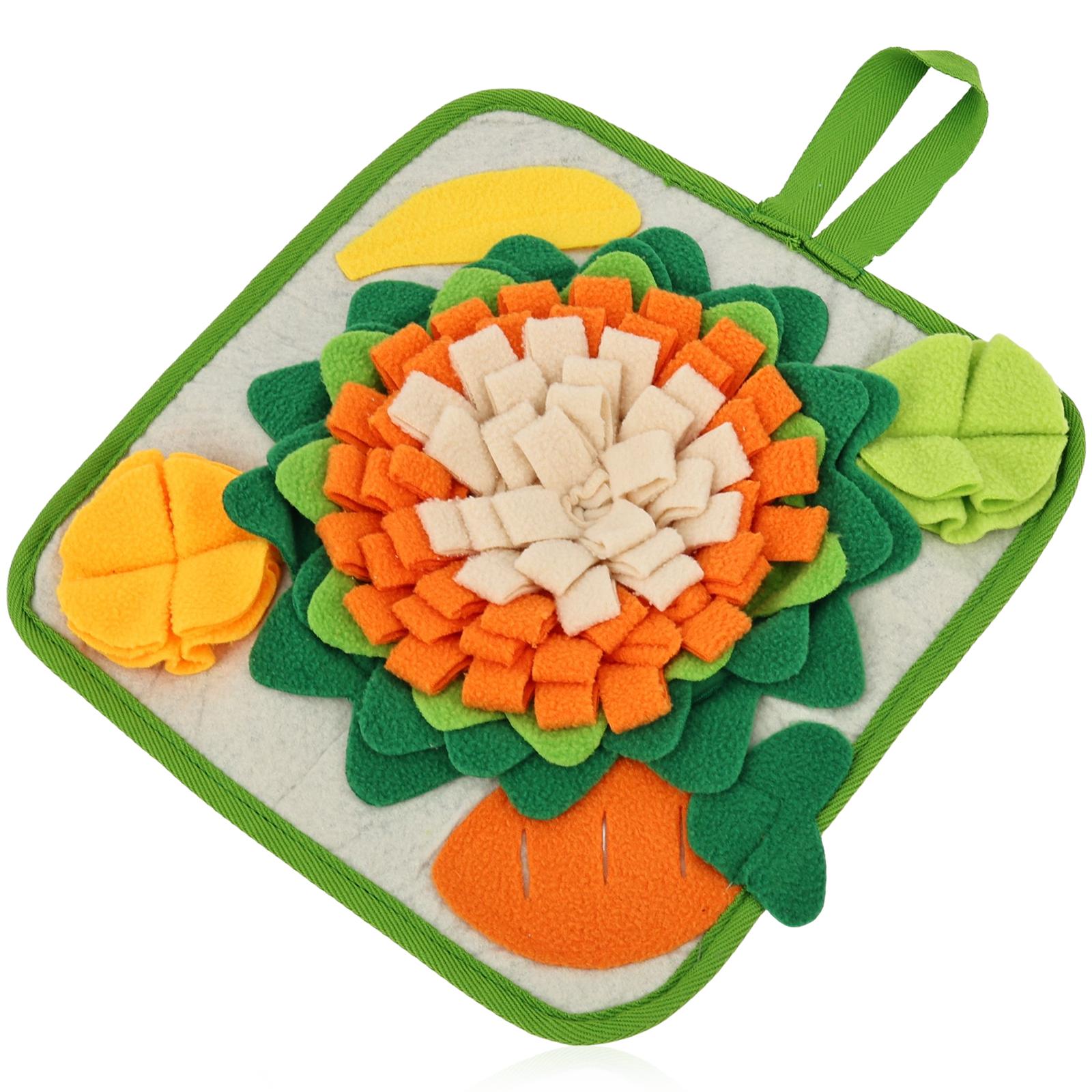 

Rabbit Foraging Mat Small Animal Feeding Toy for Hedgehogs Guinea Pigs Chinchilla Snuffle Mat Small Pet Bunny Blanket