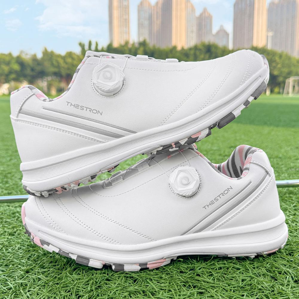 2026 New Women's Professional Golf Shoes Outdoor Professional Training Golf Nailless Anti Slip Leisure Walking Shoes