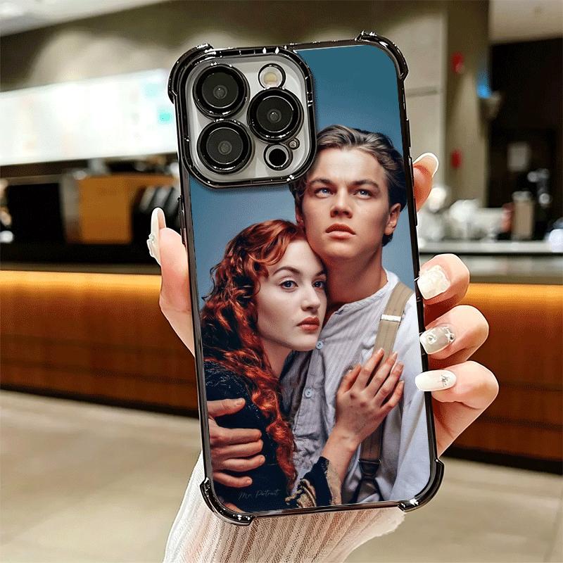 Titanic Movie Rose Jack Soft Phone Case For iPhone 15 16 17 Air 14 Pro Max 16E Plus 13 12 Mini Plating Anti-Fall Fundas