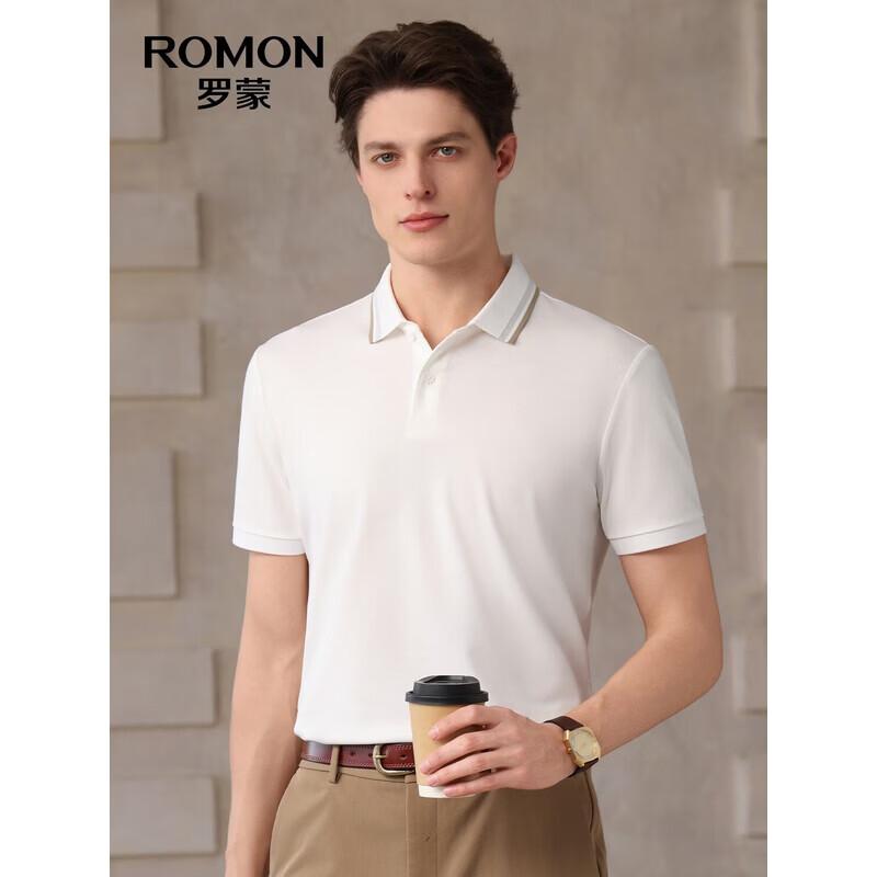 

ROMON Men s Cool-Touch Business Casual Polo Shirt 180