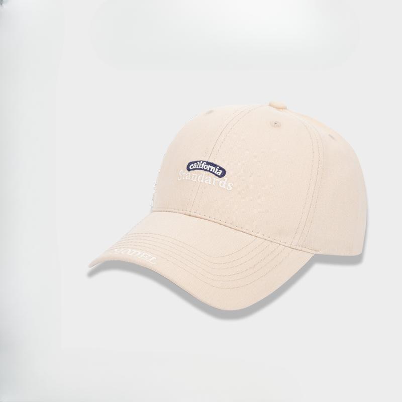 Letter Embroidered Baseball Cap for Men and Women Korean Style Fashionable and Versatile Soft Top To Show Off The Face Small Duckling Cap