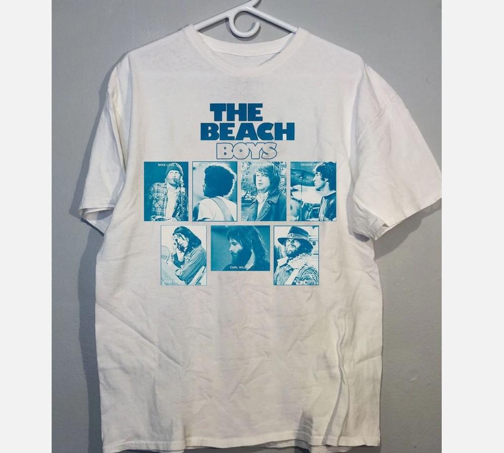 The Beach Boys band Album Tour Music Unisex White TShirt Unisex T-Shirt M