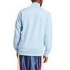 adidas Originals Men's Skin-Friendly Solid Color Striped Jacket, Blue