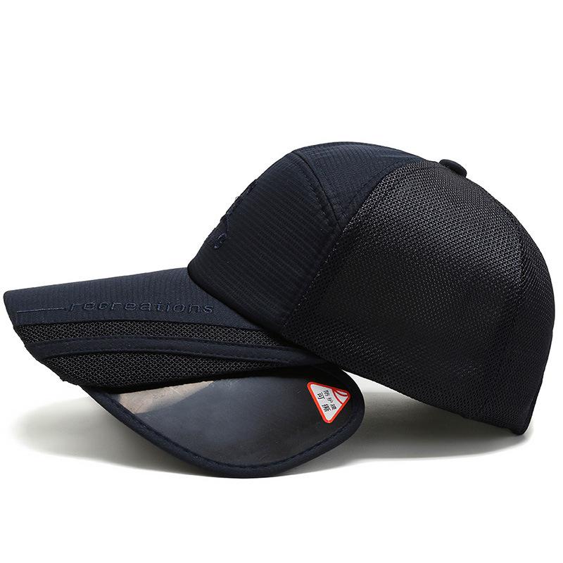 New pull-out baseball cap outdoor summer visor breathable cap versatile sun hat
