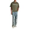 Off White Mens Bookish Lettering Crew Neck T-Shirt
