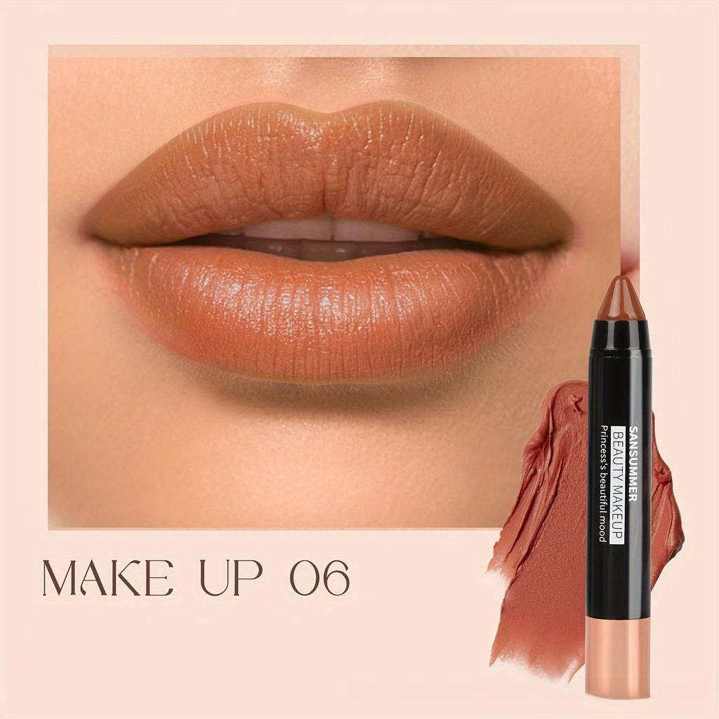 Rossetto idratante glitterato lucido Rossetto impermeabile resistente Lucidalabbra opaco perlato ad alta pigmentazione Regalo di trucco perfetto per le donne