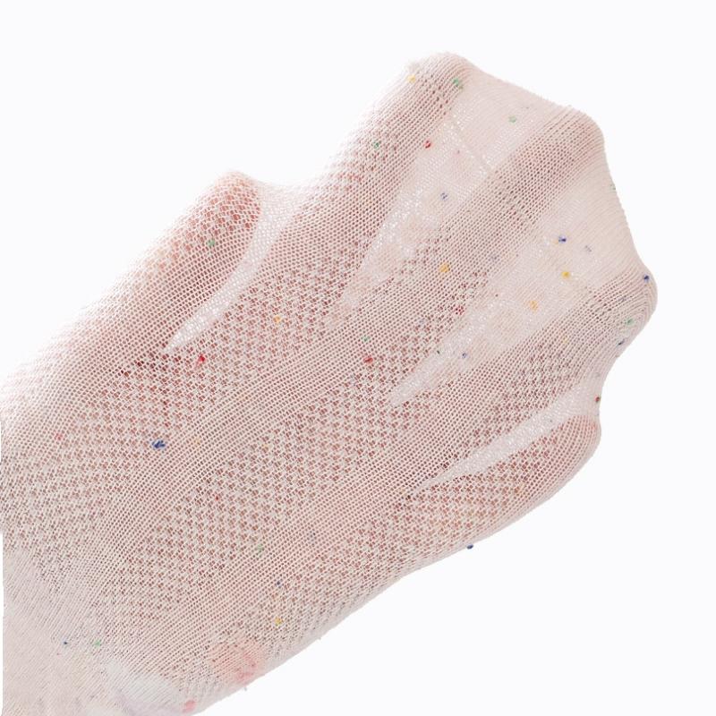 4Pairs/Set Baby Floor Socks Summer Thin Mesh Breathable Anti Slip Grip Toddler Socks Soft Cotton Newborn Kids Socks For Baby