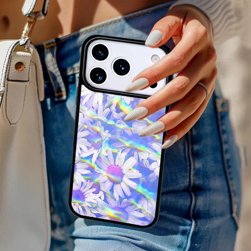 Trippy Psychedelic flowers Phone Case For iPhone 17 Air 14 15 13 12 Max Cover For Apple 16e 11 Pro Max Plus Coque