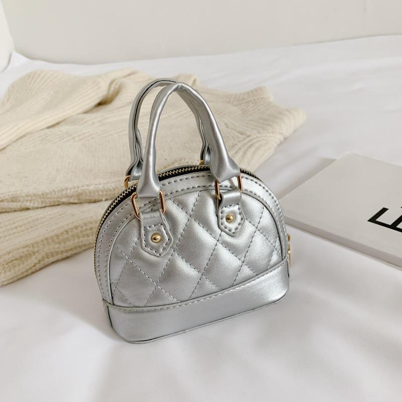 Adorable Mini Shell Bag For Kids Stylish Korean Design With Soft Pu Leather Material