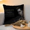 Cushion Cover  Linen  SkinFriendly Soft Decorative Case for Sofa Home Decor Charlie Puth Pillow Cover