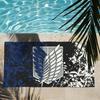 Anime Attack On Titan Towel Quick Drying Beach Towels Are Suitable For Swimming Pools Camping Yoga And The Gym