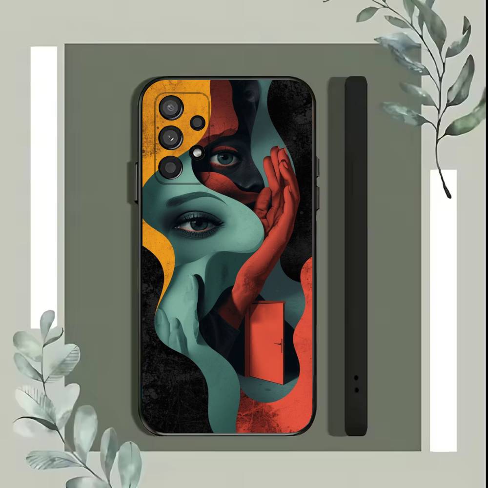 Glam Lady Phone Case For Samsung S25,S24,S21,S22,S23,S30,Ultra,S20,Plus,Fe,Lite,5G Black Cover