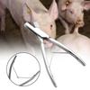 Pinza para Marcaje de Oreja de Cerdo de Acero Inoxidable Equipo para Cerdos Animales de Granja (Forma de V)
