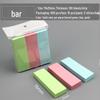 Colorful Creative Heart Sticky Notes - Reusable and Cute Stationery for Students