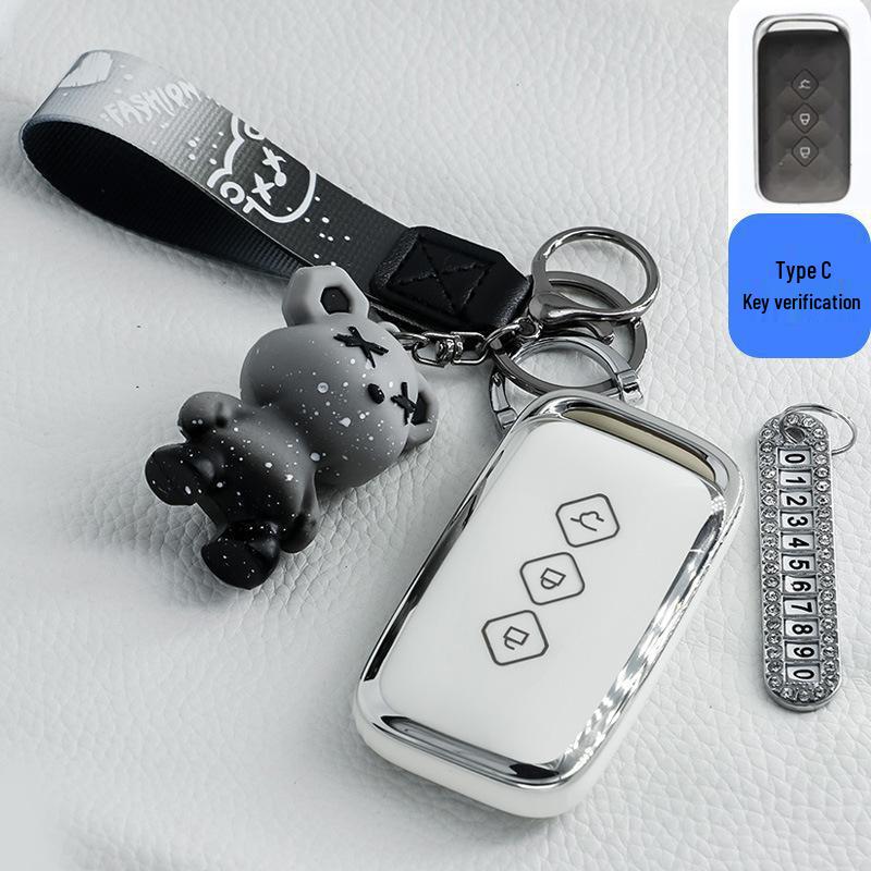 Key Case Shell for Wuling Hongguang MiniEV Macaron 2022 - GAMEBOY GB Design