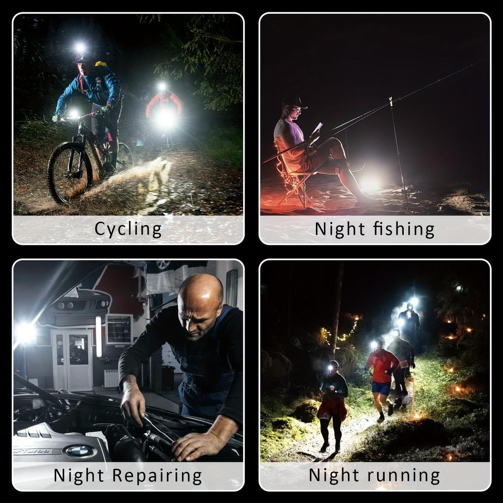 Mini Flashlight Powerful Tactical Flashlight USB Rechargeable Multifunctional Outdoor Waterproof Camping Fishing Hunting Light