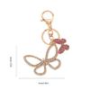 Delicate Butterfly Keychain Rhinestones Key Rings Colorful Key Chain Adornment