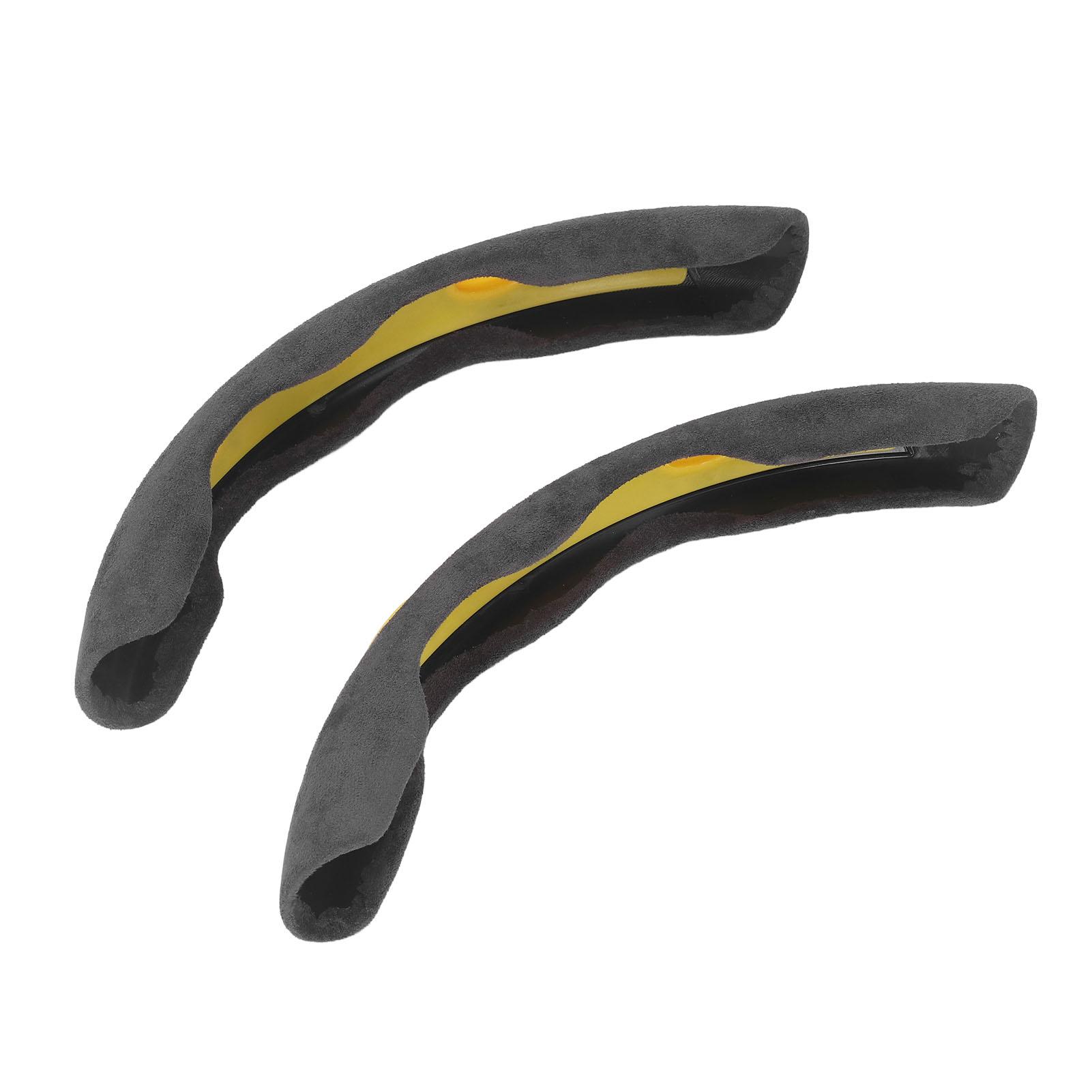 

Steering Wheel Cover Car Suede Steering Wheel Protector Replacement for Ford Fiesta Mondeo Black чорний