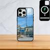 Japanese Trains and City Views Phone Case For iPhone17,16,15,14,13,12,11 Plus,Pro Magnetic For Magsafe Wireless Charging