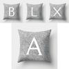 Chic Letter Cushion Rose Gold Glitter Throw Pillow Case Cover Designed For Trendy Home Sofa Decor 45cm