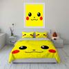 Yellow Background, Cartoon Face. Bedding Sets Duvet Cover Sets Duvet Covers Pillowcases(1 * Duvet Cover 2 * Pillowcases, Without Duvet Insert)