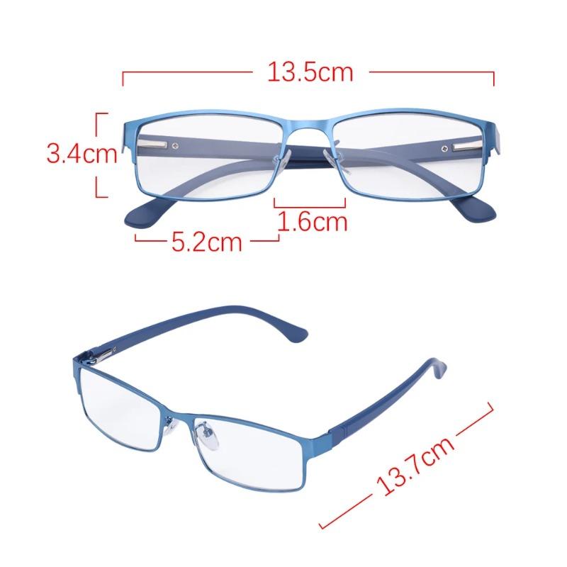 Men's Business Reading Glasses Titanium Alloy Frame Ultra Light Resin Glasses Flexible Portable Vision Care Male Eyeglasses