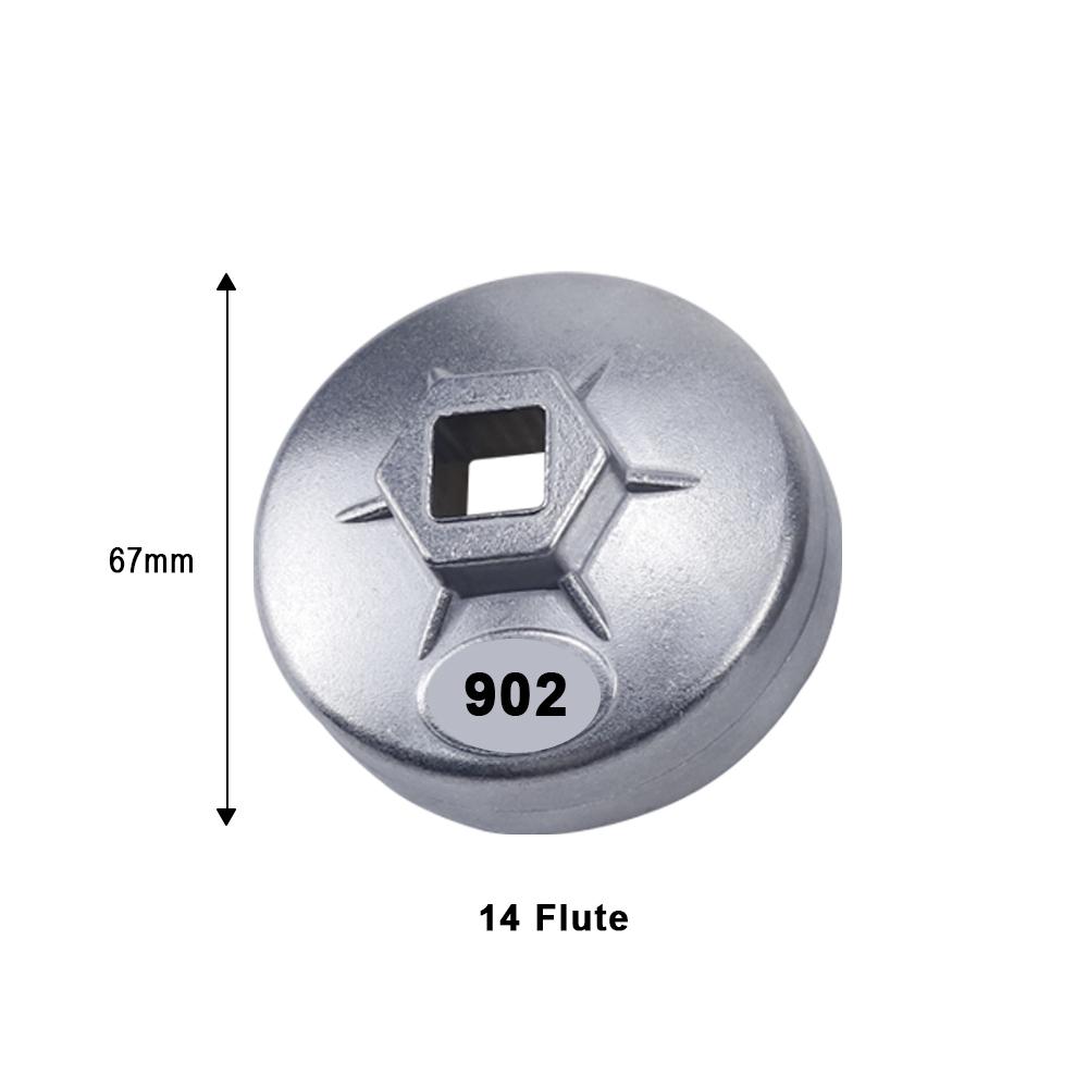 Klucz do filtra oleju Nasadka Zdejmowanie 65mm 67mm 74mm 14-15 Ząbków Aluminium 901 902 903 904 Dla Toyota Bmw VW Hyundai Jeep