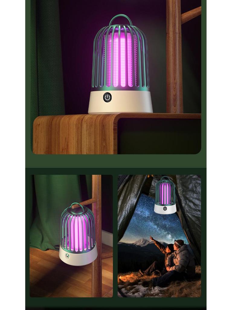 USB dobíjecí lampa proti komárům pro vnitřní/venkovní použití