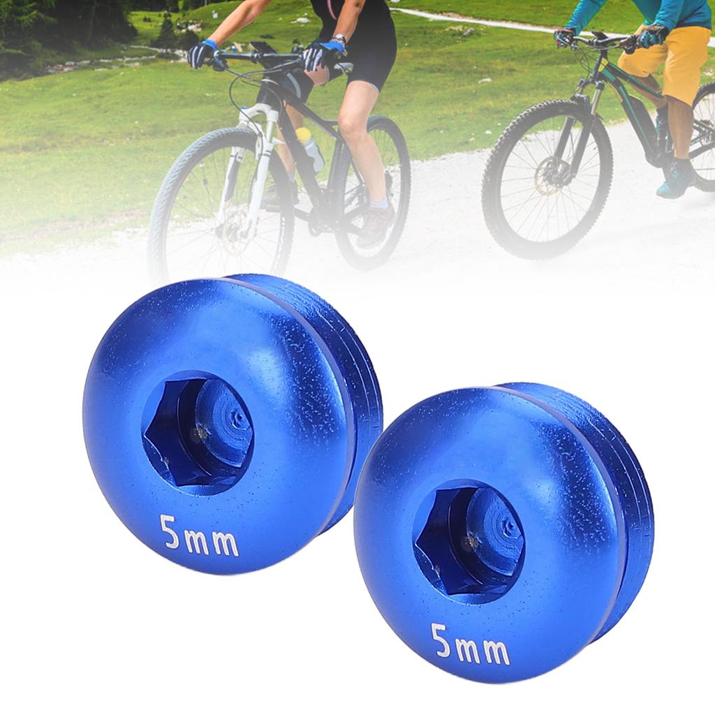Cycle Pedal Screw Aluminum Alloy Thread 5MM Pedal Screw Cover for Mountain Cycle