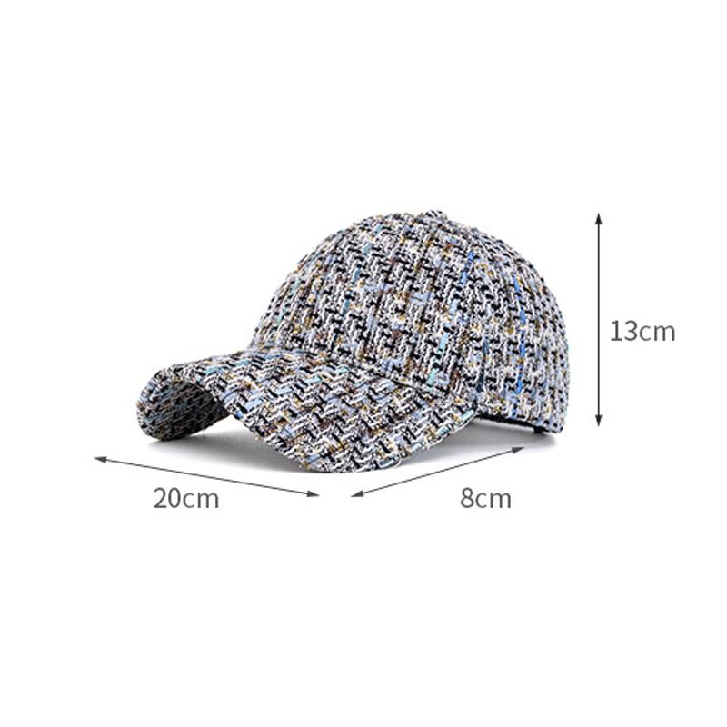 Autumn Winter Baseball Cap Women Knitted Hat