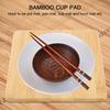 Bamboos Placemat Heat Resistant Table Mat Exquisite Insulation Pad  Table Protection