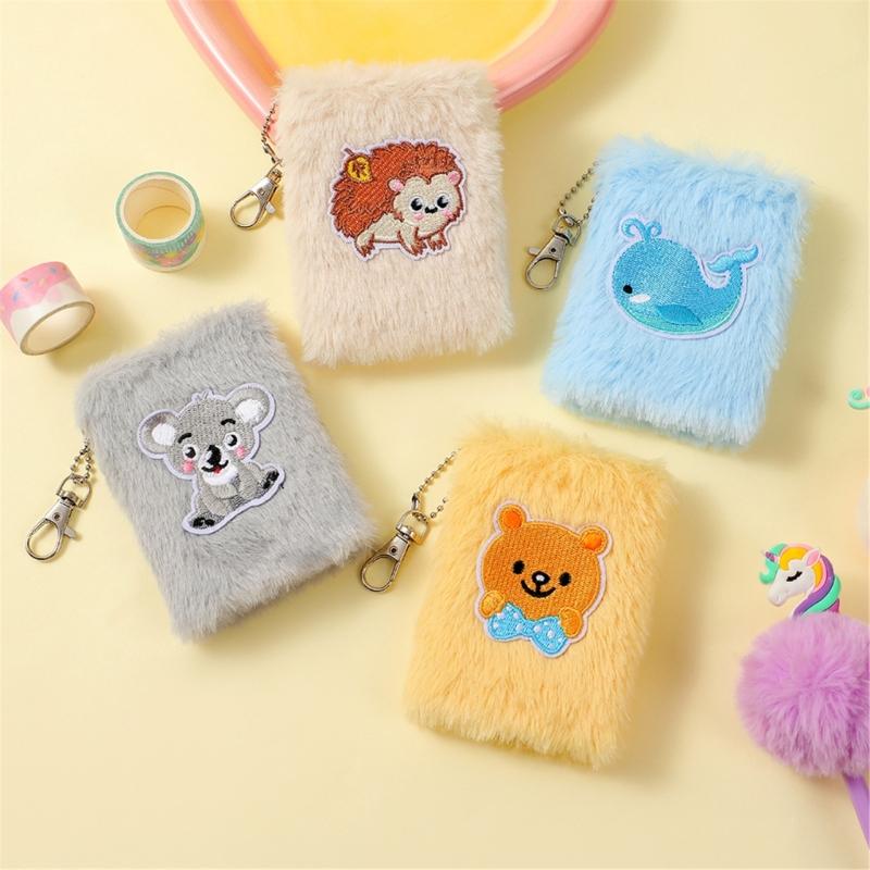 Mini Plush Writing Pad Ergonomic Pocket Notebook Recycled Paper Notepad For Office School Essential