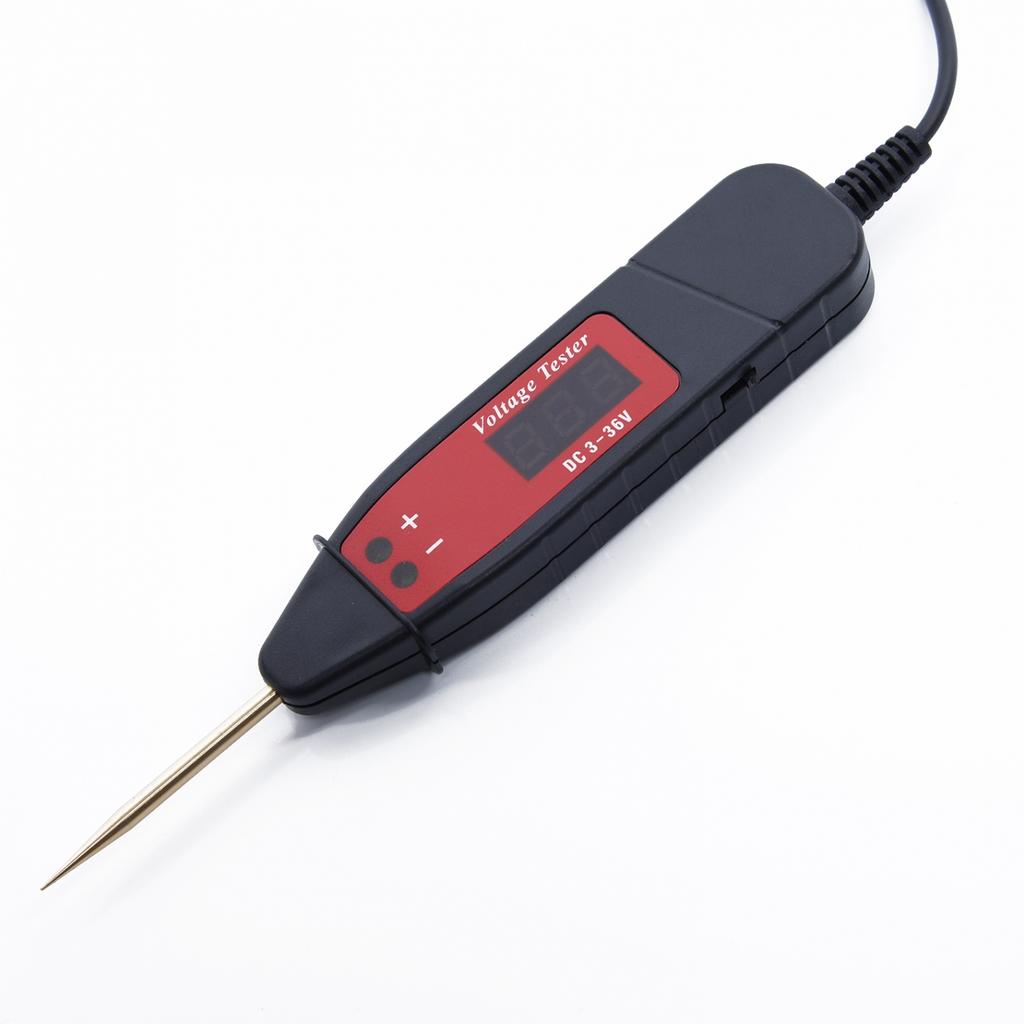 Test Pen Probe Detector Tester LED-Light  1.65M Car Digital LCD Electric Voltage