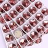 High Quality Rivoli 80+ Colors Rhinestones Crystal AB Sew-on Glass Gems Clothing Flatback Sewing Stones Women Bling Bling Shine