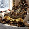AEK Athens FC Pattern Blanket for Home Decoration, Bed, Sofa, Car Travel, Camping, Suitable for All Seasons, Birthday Christmas Gift