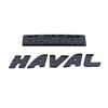 Black Front Rear Logo Emblems For GWM Great Wall Haval H2 H4 F5 H2s Front 23cm