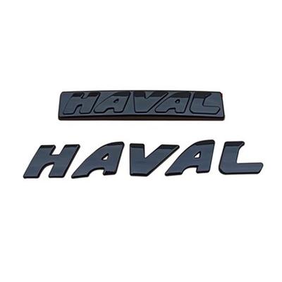 Black Front Rear Logo Emblems For GWM Great Wall Haval H2 H4 F5 H2s Front 23cm