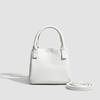 Niche Vegetable Basket Single Shoulder Messenger Bag Fashionable Texture Solid Color Bucket Portable Small Bag Women
