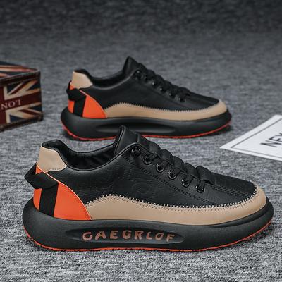 Men's Shoes Winter Soft-soled Running Casual Shoes Leather Surface Non-slip Waterproof Sports Shoes Forrest Gump Labor Insurance Shoes