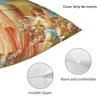 Allegory Of Summer Messengers Of Love Square Pillowcase Polyester Linen Velvet Pattern Throw Pillow Case Bed Cushion Cover 45X45