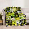 Tennis Theme Home Customize Your Name Blankets Comfortable Soft Lightweight Allseason Multipurpose Blanket For Picnics Sofas Offices Beds Living Rooms