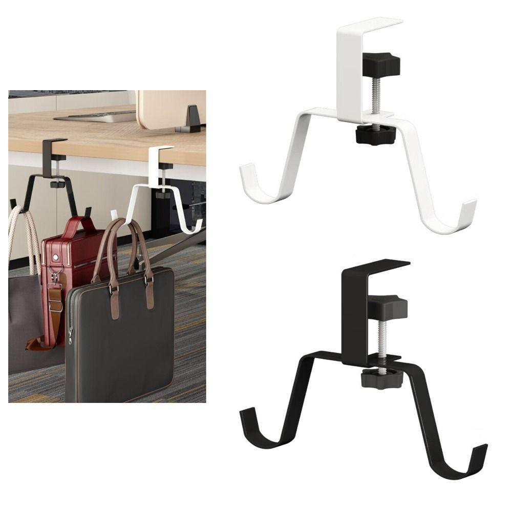 Adjustable Table Desk Hanger Portable Backpack Storage Hook Hanging Bag Hook  for Desk Side