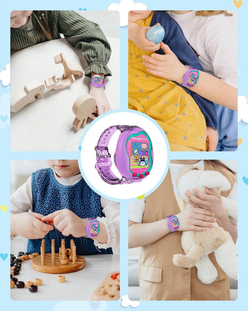 Přizpůsobený pásek pro Tamagotchi Uni Full Fall Nastavitelný Snadno se nasazuje a bere Unisex [YAJOJO] Ochrana, Nárazuvzdornost, Prevence, Délka,